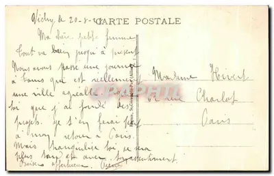 Les Gorges d'Enval - Le Bout-du-Monde — Okolice Châtelguyon — Ideal, nr 2665 — Rewers