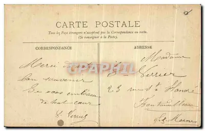 Le Mont-Dore — Widok na Zakład Termalny z Hotelu Sarciron — LL. n°21 — Rewers