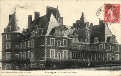 Auvergne - Castelo de Randan — Coll. Deluzarche-Gazet, comerciantes, em Randan