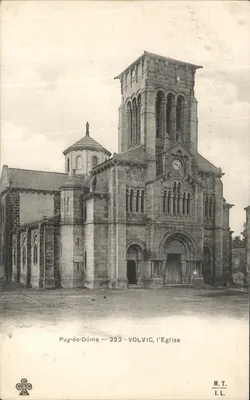 Volvic, a Igreja — Puy-de-Dôme — série 222 — M.T. I.L.
