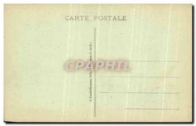 Cours do Hotel de Ville (Estilo Renascentista) — Riom — editor J. Gouttefanges, n° 943 — Verso