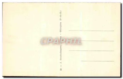 Panny z Ptakiem — statua z XV wieku — J. Goutterfangeas, RIOM — Rewers