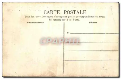 Escalles — Perspektywiczny widok wioski Escalles u stóp Blanc-Nez — Foto. P. Lepenvre, Calais, 1906 — Rewers