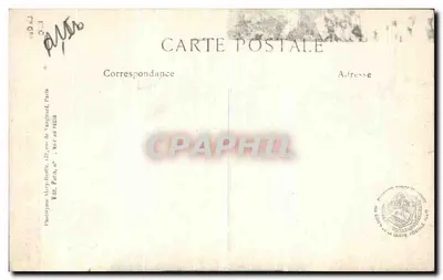 Carence (P.-de-C.) — Ruínas da Igreja — I. C. H. Paris, n° 455 — Verso