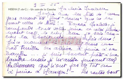 Hesdin (P.-de-C.) — Kąt rzeki Canche — Drukarnia DAVY - Hesdin — Rewers