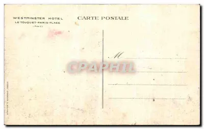 वेस्टमिंस्टर - ले टूकेट-पेरिस-प्लेज़ - प्रकाशक PdeC — पीछे