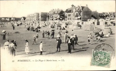 Wimereux — A Praia com Maré Baixa — LL. n°59