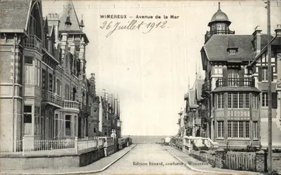 Wimereux — Avenue de la Mer — Edição Bénard, confiseur