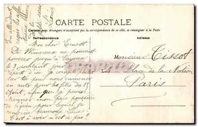 Wimereux — Avenue de la Mer — Edição Bénard, confiseur — Verso