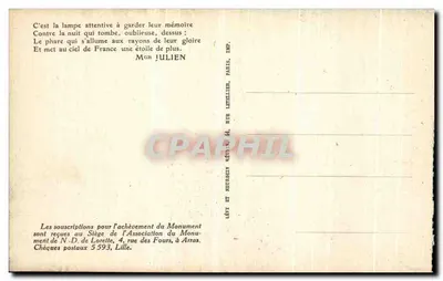 Notre-Dame-de-Lorette — De bezoekers op de trap van de toren — LL — Achterkant