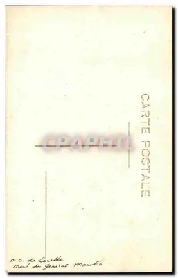 Monumento al General Maistre — Légenste Fieres — Tarjeta postal — Reverso