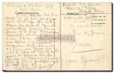 Le Portel — Ruine del Forte dell'Heurt (Lato S.-O.) — Edizione del B. — Verso