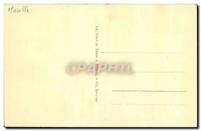 Dabo — Widok na zamok i kaplicę — Rewers