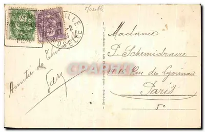 Thionville — Poczta — wydawca 'Republiques' nr 15 — Rewers
