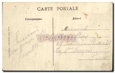 Lamor-Baden - Os Banhistas na Praia — editor Coll. Stullhaut, foto G. Decter, Vannes — Verso