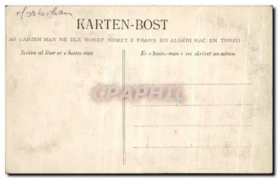 Abadia de Langonnet — A Sala do Capítulo — editor V. Schmitt, n° 3395 — Verso