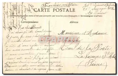 Ilha de Gréoux - Ponta de Pen-Men — A Bretanha Pitoresca — editor: P. W. Sollier — Verso