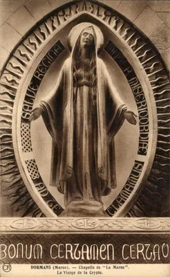 A Virgem da Cripta — Capela de 'La Marne' — Dormans (Marne)
