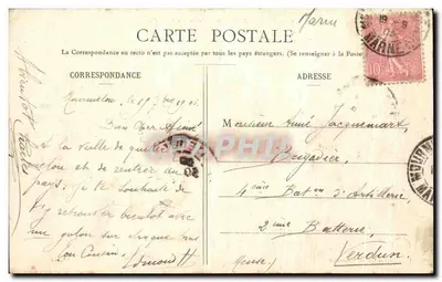 Camp de Châlons — Interior de uma Cozinha — Fotografia Locart, Mourmelon — Verso