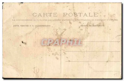 Tarjeta postal antigua Reims La Gare — Reverso