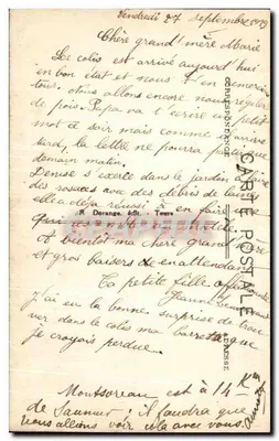 Montsoreau (M.-et-L.) — Il Castello (XII e XV secolo) — R.D. — Verso