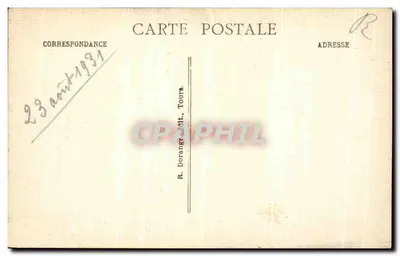 Fontevrault (M.-et-L.) — L'Abbaye fondée à la fine del XI secolo, ricostruita nei secoli XII, XIII e XIV — R. Dorange, Tours — Verso