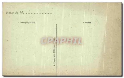 Saumur — Zamek Feodalny — Wejście — Façada Południowa (Zamek z historii) — A. Papeghin, Tours — Rewers