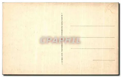 Saumur — Zamek — Wejście zewnętrzne — Stara pocztówka 137 — Rewers