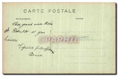Angers (M.-et-L.) — Praça Marguerite d'Anjou e rua da Estação — A. P. — Verso
