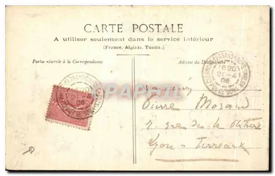 Clermont-Ferrand — Estátua de Vercingétorix — Lib. Roughe-Beal — Verso