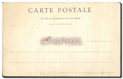 Clermont-Ferrand — Katedra, strona południowa — wydawca nieznany — Rewers