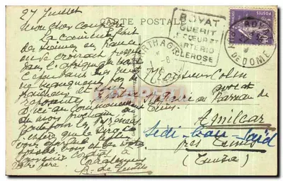 Royat w swoim gnieździe — widok panoramiczny — n° 1148 — Rewers