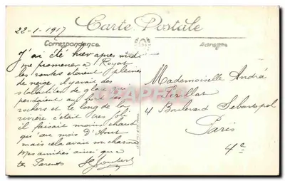Royat — Trasa Vieux-Royal i Stara Katedra — LL. — Rewers