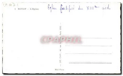 रॉयत - 13वीं शताब्दी के सुरंग चर्च - सी.ए.पी., 44, रू लेटेल्यूअर, पेरिस — पीछे