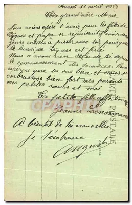 Angers - Statua Króla Renégo i Zamek — fot. L.V. nr 21 — Rewers
