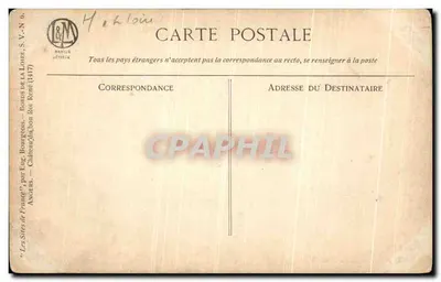 Angers — Zamek króla René — wydawca Marilé Jépolic — Rewers