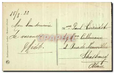 NANCY — Côté Est. — Éditeur C. Lardier, Besançon (Doubs) — Rewers
