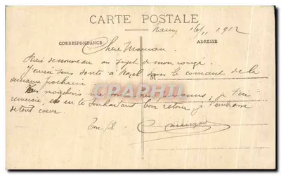 NANCY. - Église Saint-Épvre — widok budynku gotyckiego z wieżą z krokiem — wydawca Magasin Rennais, Nancy, n°35 — Rewers