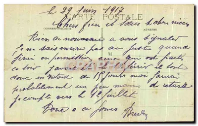 NANCY — Widok ogólny, wykonany z Tarasy Ratusza — ROYER ET CIE, NANCY — Rewers