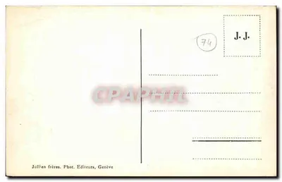 Chamonix - Glacier des Bossons et Aiguille du Midi — J.J. 897 — Rewers