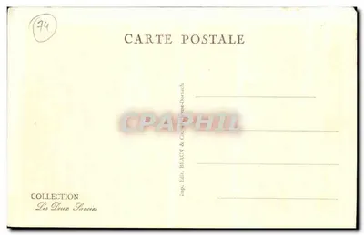 Chamonix — Vallée Blanche i Mont Blanc, widziane z Couvercle — nr 12159 — Rewers