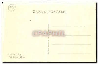 Chamonix — Dolina Bérard i Przełęcz Chalenton — Wydawnictwo Les Deux Savoies — Rewers