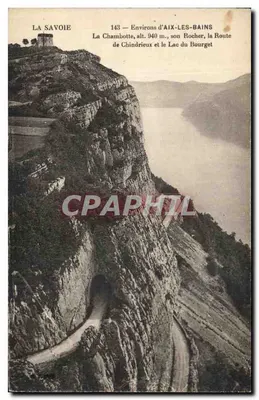 सैवोय — एक्स-लेस-बेंस के आसपास — ला चंबोट, ऊंचाई 940 मीटर, उसके रॉक, चिंद्रियू के रास्ता और बूर्गेट के झील — संख्या 143