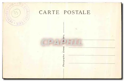 Les Charmettes — Lado dos jardins — Grimal, Chambry — Verso