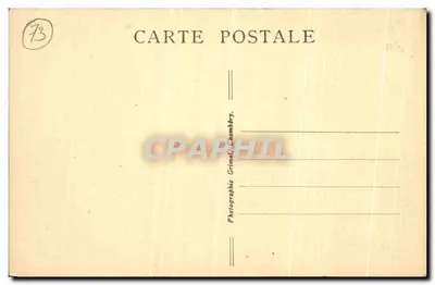 Les Charmettes — Lado dos Jardins — La Savoie Touristique, n°1075 — Verso