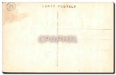Chambery — Vista general y el Nivolet (1553 m.) — Giry — Reverso