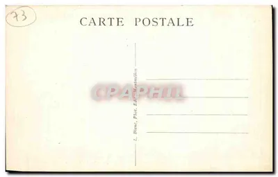 Chambéry — Les Charmettes — Pokój pani de Warens — Savoie Tourisme — Rewers