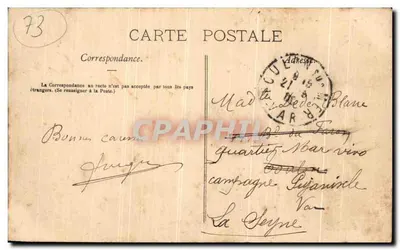 Aix-les-Bains - Lac du Bourget i Collombier — G. Brun, fot. i wyd., Aix (Savoie) — Rewers