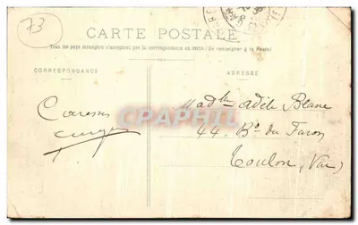 Trasa z Aix-les-Bains do Chindrieux — Wydawca E. Reynaud, Chambéry, nr 568 — Rewers