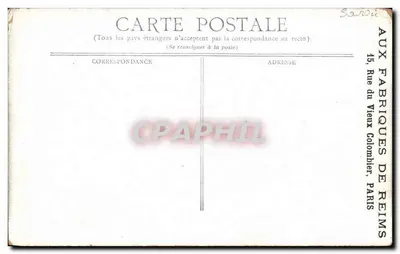 Aix-les-Bains — Château du Rocher du Roi — Éditeur L. & R. S. Paris — Verso